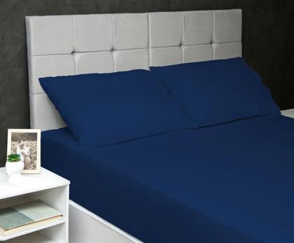 Imagem de Par de Fronhas Avulsas Micropercal Cores Lisas Ponto Palito