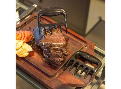 Imagem de Par De Garras De Urso Desfiador De Carne Churrasco Saladas Garfo