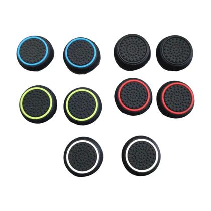 Imagem de Par De Grips VERDE Para Analógico Controle de videogame joystick