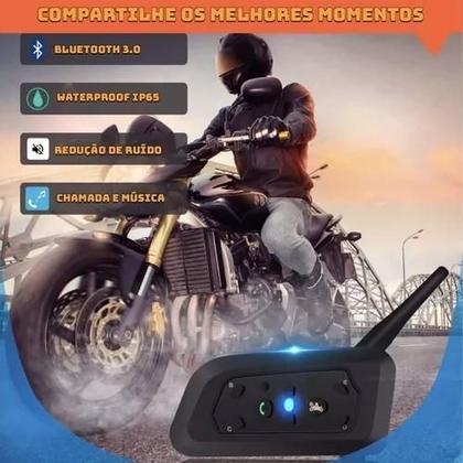 Imagem de Par De Intercomunicador Capacete Moto V6