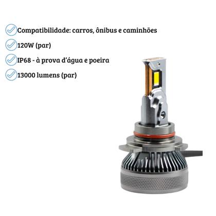 Imagem de Par de Lâmpada LED Automotiva Ultra Extreme White HIR2 Uppertech - 5236