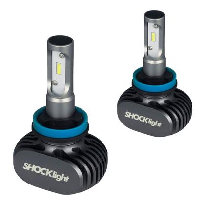 Imagem de Par De Lâmpada Ultra Led Titanium Shocklight H11 10.000 Lm Com Durabilidade 8x Mais e Resistente a Vibrações