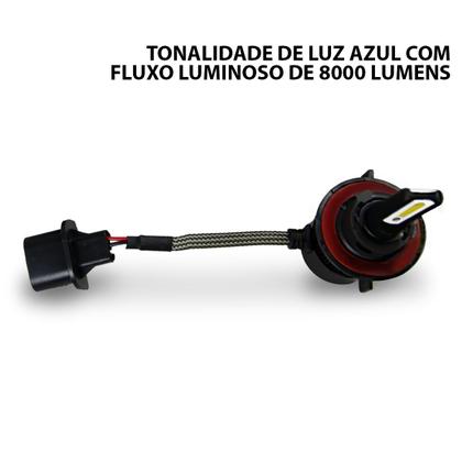 Imagem de Par de Lâmpadas Ultra Led 8000 Lumens 36W Farol Tipo Xênon Vários Modelos - Importway