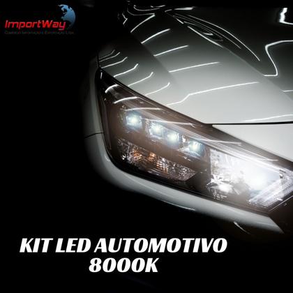 Imagem de Par de Lâmpadas Ultra Led 8000 Lumens 36W Farol Tipo Xênon Vários Modelos - Importway