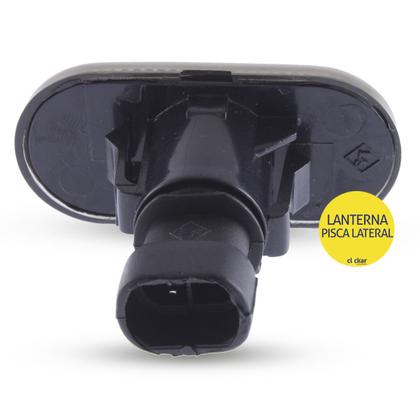 Imagem de Par de Lanterna Pisca Seta Lateral + Soquete Renault Clio Scenic Duster Kangoo Master