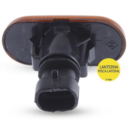 Imagem de Par de Lanterna Pisca Seta Lateral + Soquete Renault Clio Scenic Duster Kangoo Master