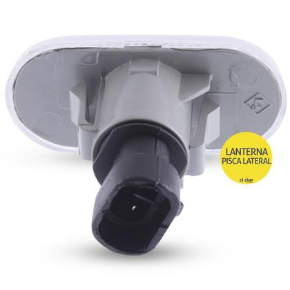 Imagem de Par de Lanterna Pisca Seta Lateral + Soquete Renault Clio Scenic Duster Kangoo Master