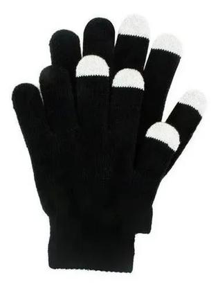 Imagem de Par De Luva Frio Touch Screen Digitar Celular Tablet Cores Sortidas