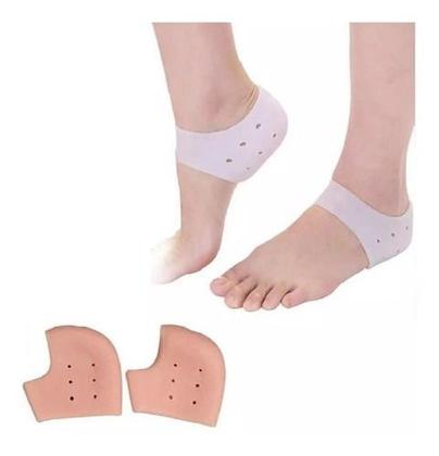 Imagem de Par De Meias Silicone Proteção Calcanhar Tam. Único