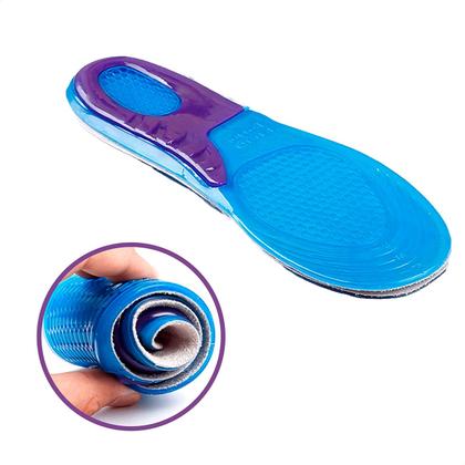 Imagem de Par de Palmilhas Gel Anti Impacto Tamanho Ajustável