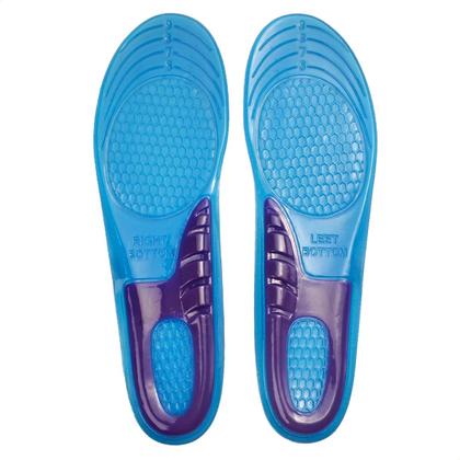 Imagem de Par de Palmilhas Gel Anti Impacto Tamanho Ajustável