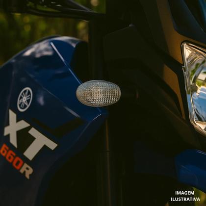 Imagem de Par de Pisca Seta com Lâmpada Completo Yamaha XT 660r 2005 2006 2007 2008 2009 2010 até 2018
