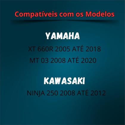 Imagem de Par de Pisca Seta com Lâmpada Completo Yamaha XT 660r 2005 2006 2007 2008 2009 2010 até 2018
