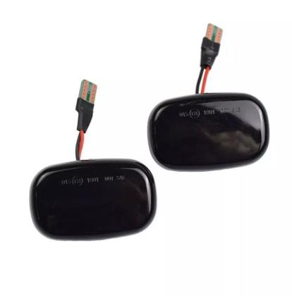 Imagem de Par de Pisca Seta Dinâmico Toyota Hilux SW4 ano 2005 até 2011 Sequencial modelo versão dinal repetidor led 3.0 Srv 4x4 2.7 Sr 4x2 4.0 V6 original