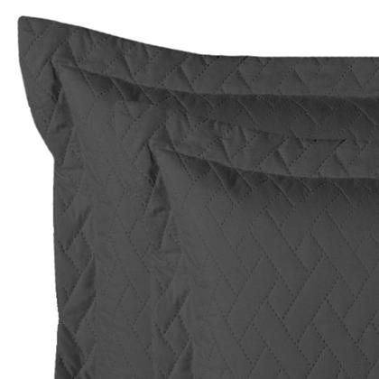 Imagem de Par de Porta Travesseiros Matelados com Abas Americanas 2 Peças