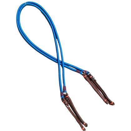 Imagem de Par de Rédea Corda Para Vaquejada Com Compoteira Couro