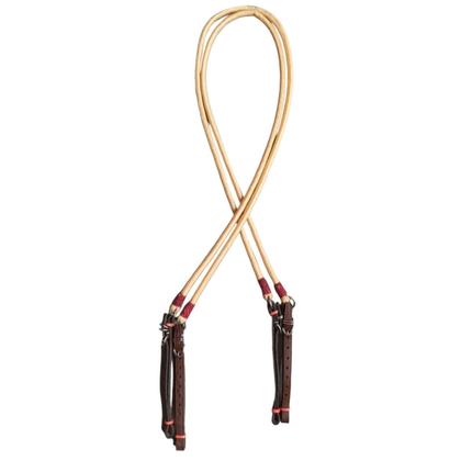 Imagem de Par de Rédea Corda Para Vaquejada Com Compoteira Couro