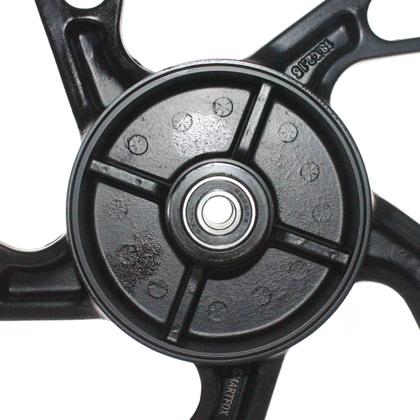 Imagem de Par de rodas de alumínio liga leve freio a disco CG150 CG160 Fan Titan ESD EX 2014 em diante rolamentos pé de galinha