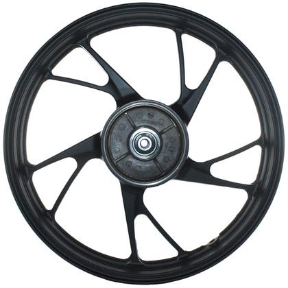 Imagem de Par de rodas de alumínio liga leve freio a disco CG150 CG160 Fan Titan ESD EX 2014 em diante rolamentos pé de galinha