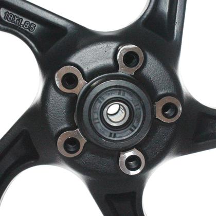 Imagem de Par de rodas de alumínio liga leve freio a disco CG150 CG160 Fan Titan ESD EX 2014 em diante rolamentos pé de galinha