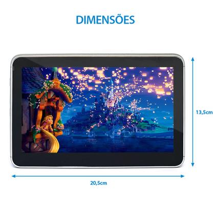 Imagem de Par de Telas P/ Encosto Renault Clio 1999 2000 2001 2002 2003 8 Polegadas Independente USB Espelhamento Monitor Fone de Ouvido