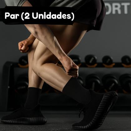 Imagem de Par de Tornozeleiras Compressão Elásticas Academia Esporte