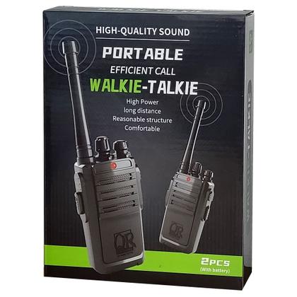 Imagem de Par de Walkie Talkies Telefone sem Fio Rádio de Comunicação
