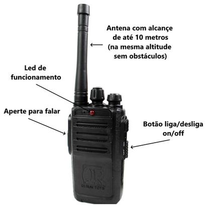 Imagem de Par de Walkie Talkies Telefone sem Fio Rádio de Comunicação