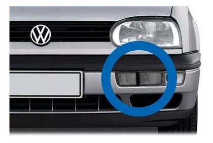 Imagem de Par Defletores  Para-choque Golf Mexicano / 1994 A 1998  Direito (Passageiro) / Esquerdo (Motorista)  Fumê
