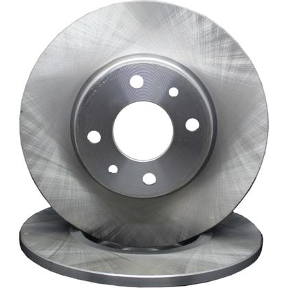 Imagem de Par disco de freio dianteiro argo 2017 a 2024 / mobi 2016 a 2024 / uno 2008 a 2023 / grand siena 2012 a 2023 / punto 2007 a 2017 / palio 2011 a 2023 -