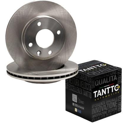 Imagem de Par disco de freio dianteiro cobalt 2011 a 2023 / onix 2012 a 2024 / joy 2019 a 2023 / prisma 2013 a 2019 / joy plus 2019 a 2021 - tantto 04ddn096