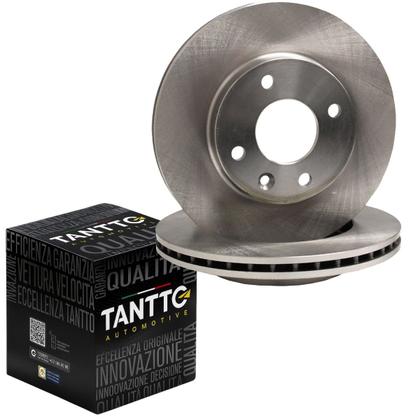 Imagem de Par disco de freio dianteiro cobalt 2011 a 2023 / onix 2012 a 2024 / joy 2019 a 2023 / prisma 2013 a 2019 / joy plus 2019 a 2021 - tantto 04ddn096