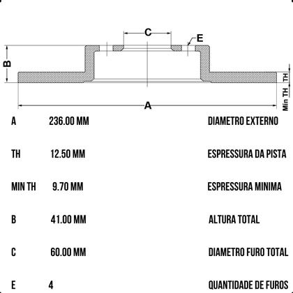 Imagem de Par Disco De Freio Dianteiro Sólido Chevrolet Corsa Classic Celta Prisma 1.0