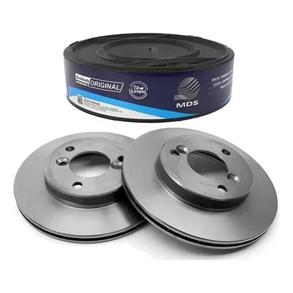 Imagem de Par Disco De Freio Dianteiro Ventilado Kwid 1.0 2022 A 2023