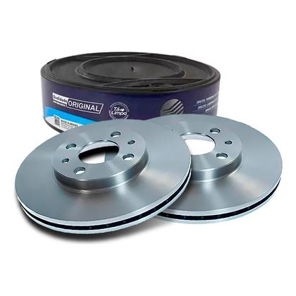 Imagem de Par Disco Freio Dianteiro Hb20s 1.0 12v Aspirado 2020 A 2022