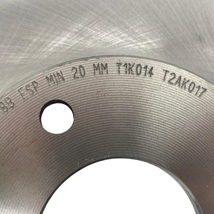 Imagem de Par Disco Freio Dianteiro Ventilado Focus Fiesta Ecosport 