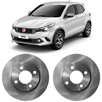 Imagem de Par Disco Freio Fiat 500 Argo Bravo Cronos Dianteiro Ventilado Fremax BD0356
