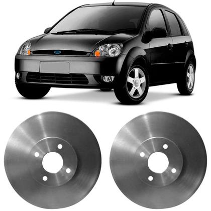 Imagem de Par Disco Freio Fiesta 1.0 1.5 1.6 2001 a 2016 Dianteiro Ventilado Fremax