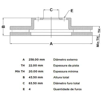 Imagem de Par Disco Freio Fiesta 1.0 1.5 1.6 2001 a 2016 Dianteiro Ventilado Fremax