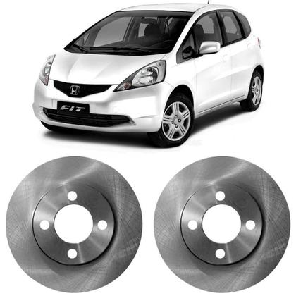 Imagem de Par Disco Freio Honda Fit 2009 a 2017 Dianteiro Ventilado Fremax