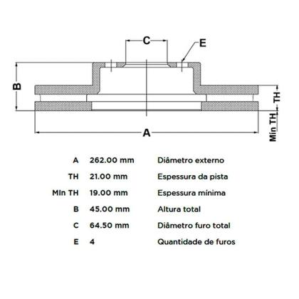 Imagem de Par Disco Freio Honda Fit 2009 a 2017 Dianteiro Ventilado Fremax