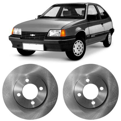 Imagem de Par Disco Freio Kadett 89 a 98 Dianteiro Ventilado Hipper Freios