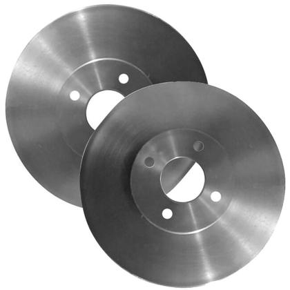 Imagem de Par Disco Freio New Fiesta 2010 a 2013 Dianteiro Ventilado Hipper Freios