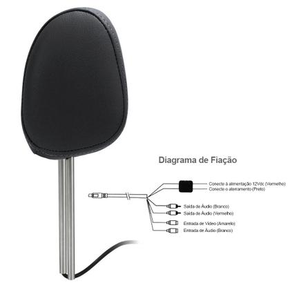 Imagem de Par Encosto Com Tela Lcd Grafite Cinza Escuro Suzuki Swift 1998 1999 2000 2001 7 Polegadas Dependente Replicação Visor Monitor