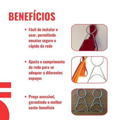 Imagem de Par Encurtador de Rede de Dormir Redutor de Punhos