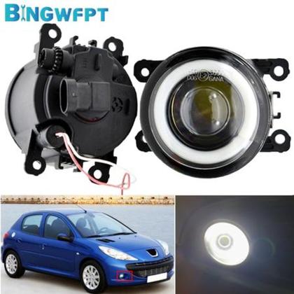 Imagem de Par Farol de Milha Universal : Peugeot, Mitsubishi, Fiat, Ford, Honda, Nissan, Renault e Suzuki