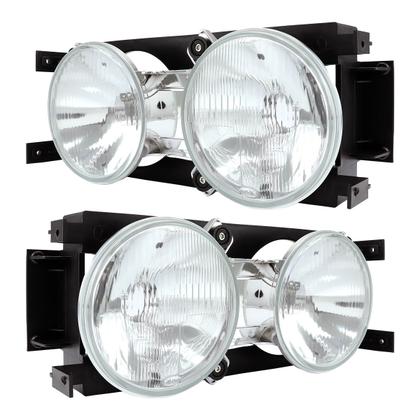 Imagem de Par Farol Duplo Caminhão MB 1620 1418 1634 1938 2638 Mercedes Benz 1620 Series Lk2638 Ls1938 IAM 2000 a 2011