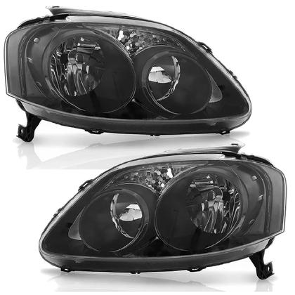 Imagem de Par Farol Fox, Crossfox, Spacefox 2003 2004 2005 2006 2007 2008 2009 Máscara Negra Foco Duplo