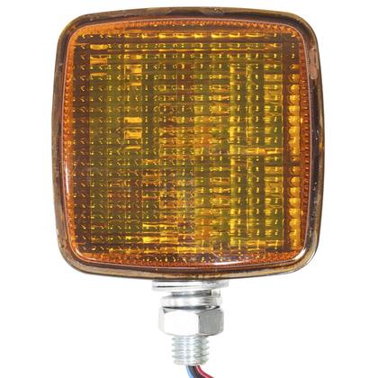 Imagem de Par Farol Led Empilhadeira Pisca Seta Ré Universal Iluminação 39W Sinalizador Quadrado Rayx Lt2031