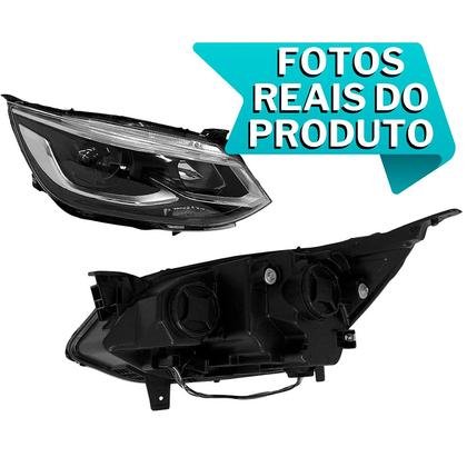 Imagem de Par Farol Onix 2020 2021 2022 2023 2024 Máscara Negra